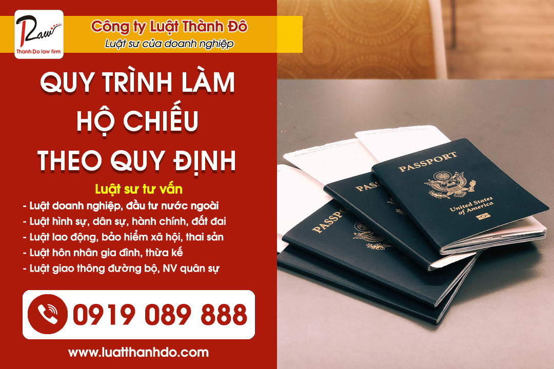 Quy trình làm hộ chiếu theo quy định pháp luật Việt Nam